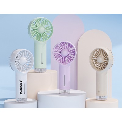 Portable Mini Handheld Fan With Rechargeable Battery