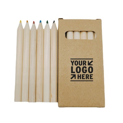 6 Piece Colored Pencil Set