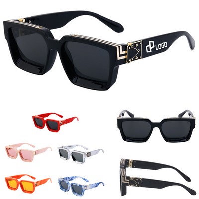 Square-Frame Fashionable Uv-Protection Sunglasses