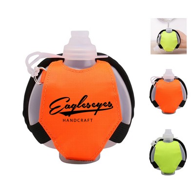 7oz Handheld Sport Water Bottle with Elastic Wrist Strap