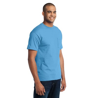 Port & Company - Core Blend Pocket Tee.
