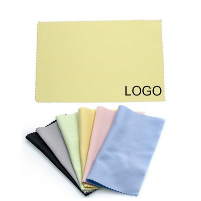 Custom Microfiber Cleaning Lens Cloth 6"x7" LOW MOQ