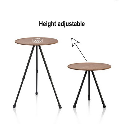 Height Adjustable Side Table for Outdoor Garden Bedroom