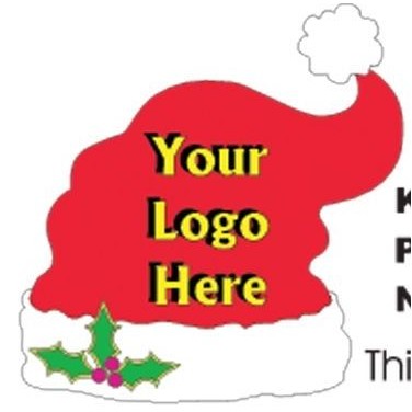 Santa Hat Bumper Sticker