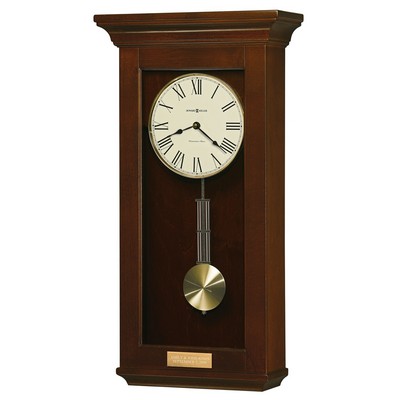 Continental Cherry Bordeaux Wall Clock w/ Flat Top