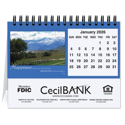 Motivations Tent Desk Calendar (5 13/16"x4½")