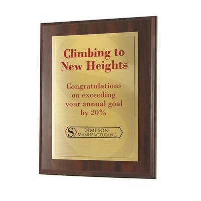 Simulated Cherry Panel Plaque (10-1/2"x13")