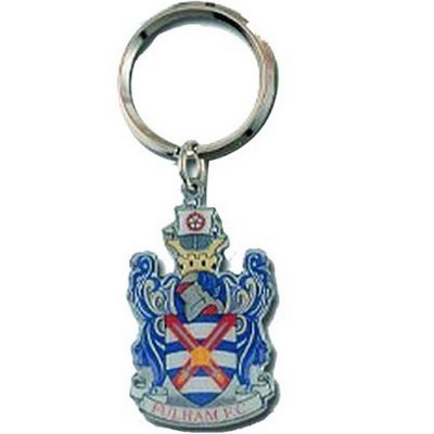 1 1/4'' Metal Soft Enamel Keychain