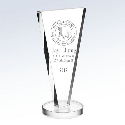 Duce Optic Crystal Award (4"x7½")