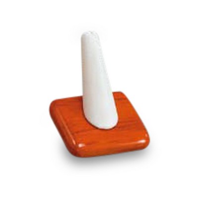 Gold Maple Wood 1 Ring Finger Stand