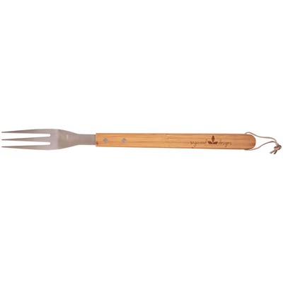 16.25" Bamboo Barbeque Fork