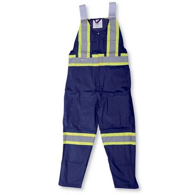Poly/Cotton Navy Blue Traffic Safety Overalls