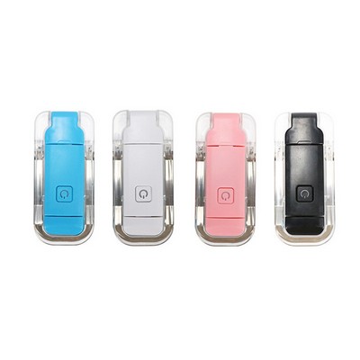 folding mini LED bookmark reading clip light