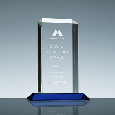 Apollo Award w/Blue Base (5"x7 3/4")