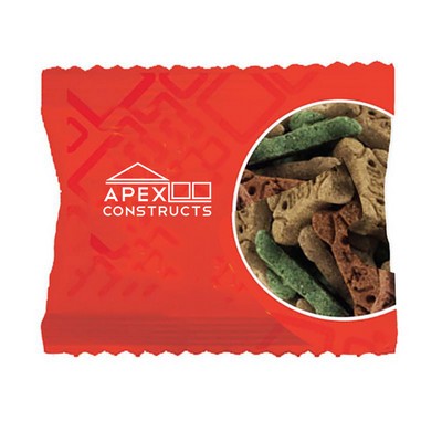 Custom Snack Wide Promo Pack Bag - Dog Bones