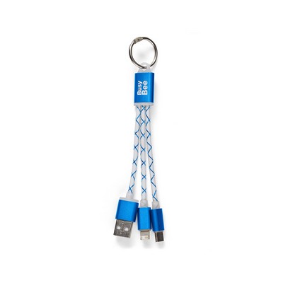 Trio Metallic Cross Ribbon Cables