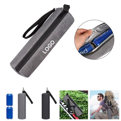 2 Can Insulated Cooler Beer Sleeve Golf Bag