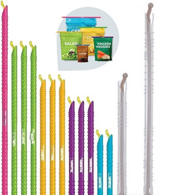 Set of 6 Reusable Chip Clips and Bag Sealers