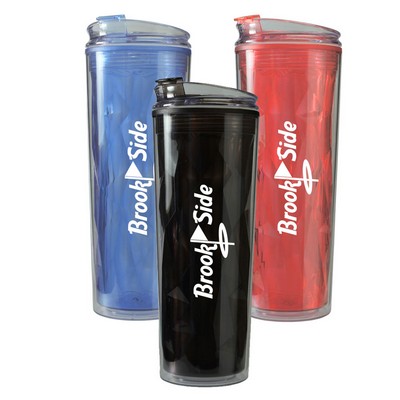 Double Wall Travel Mugs with Color Matching Lids 20 oz
