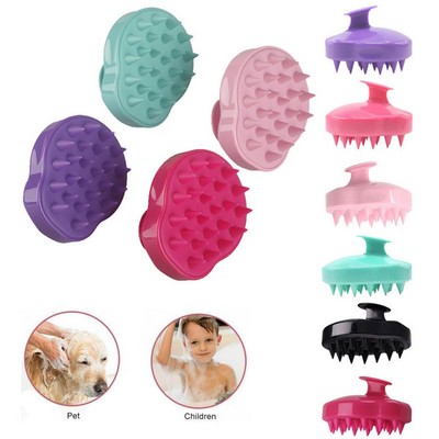 Colorful Silicone Scalp Massager Brush