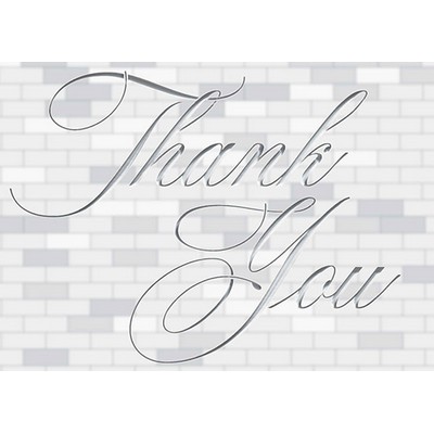 Subway Tile Thank You