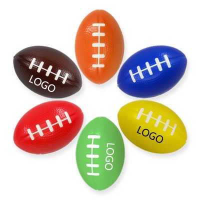 3 1/3" Custom Mini Foam Football Party Favor Stress Ball Toy
