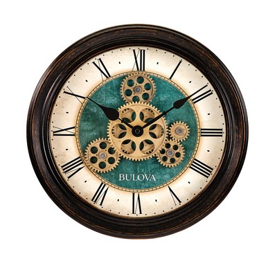 Bulova Clocks The Industrial Motion Wall Clock