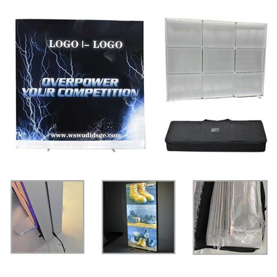 10FT Large Fabric Light Box Display Stand