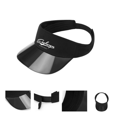 Cool Transparent Brim Visor Hat
