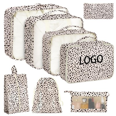 Eight-Piece See-Through Travel Organizer Set