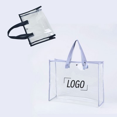 PVC Transparent Beach Tote Bag