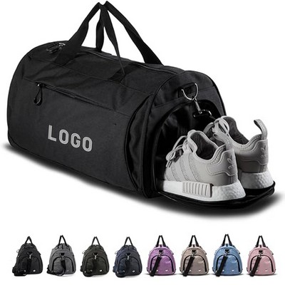 Gym Duffel with Shoe Compartment