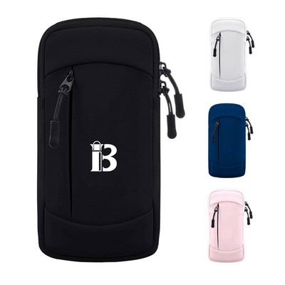 Mobile phone arm sleeve