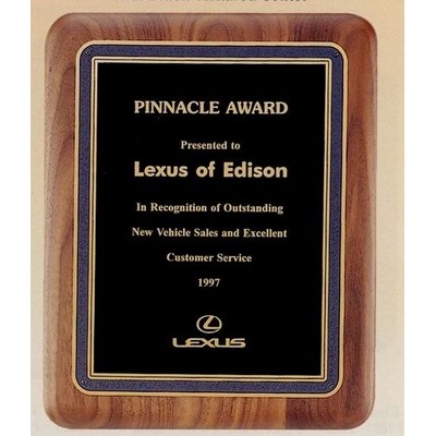 Florentine Border Plaque w/ Textured Center & Round Corners (8"x10 1/2")
