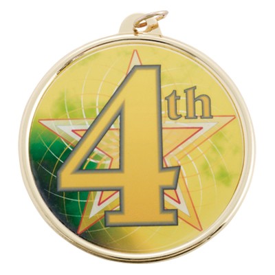 2 ¼" TM Series Sports Medal w/4th Place Mylar Insert