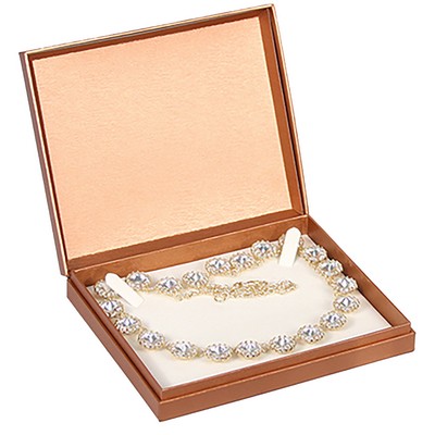 Self-Wrapped Paper Necklace Box