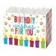 Large Birthday Wishes Theme Gift Basket Box