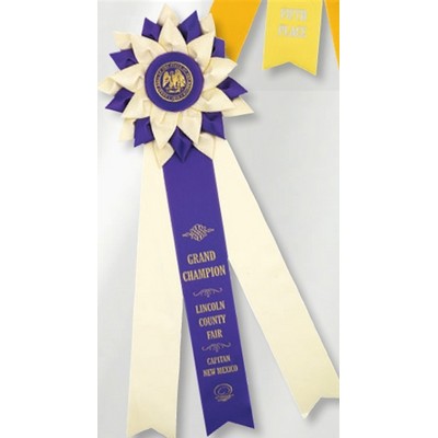 Custom Rosette - overall length 15"
