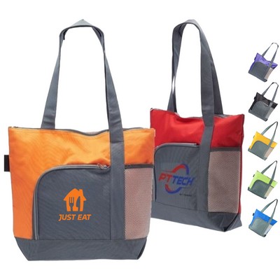 Go Getter Sport Beach Tote Bags (16.5" x 14.5")