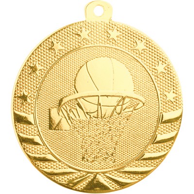 2" Starbrite Basketball Medal