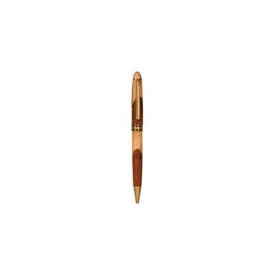 Wide Maple/Rosewood Pen