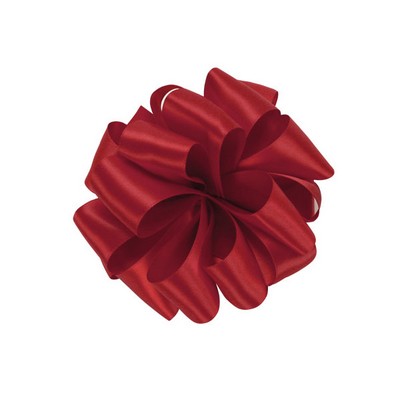 Double Face Satin, 7/8'' x 100 yds., Red