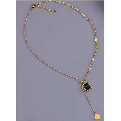 Emerald Stone Necklace