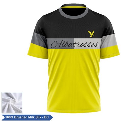 Rush - Unisex & Kids' Sublimation Brushed Milk Silk Short Sleeve T-Shirt - Economy