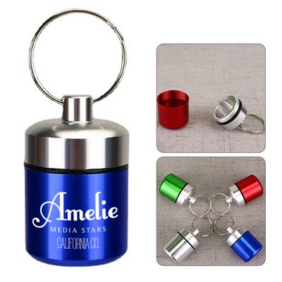 Pill Bottle Keychain