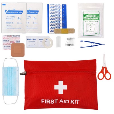 Portable First Aid Kit for Travel and Outdoor Emergencies