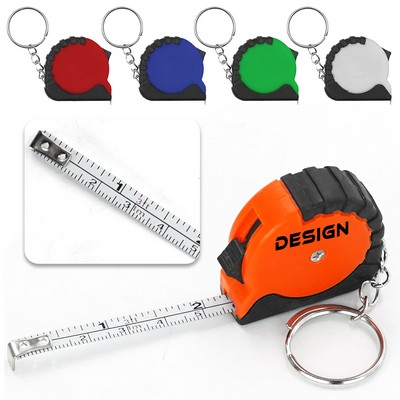 ABS Mini Tape Measure Keychain