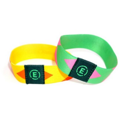 Full Color 5/8 Inch Fabric Wristband