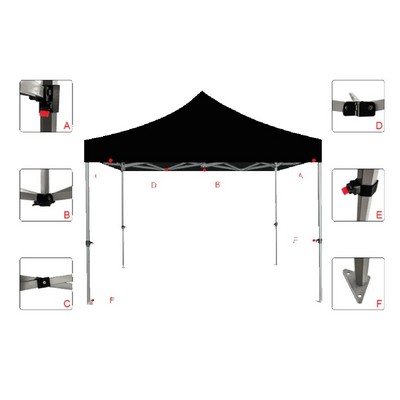 Pop-up Tent Replacement Parts - 40mm and 50mm Frame