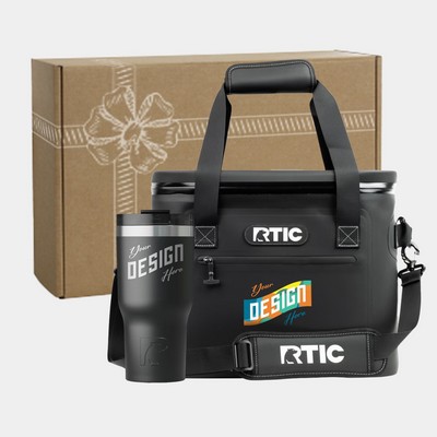 RTIC® Soft Pack Cooler Bag & Insulated Tumbler Gift Set